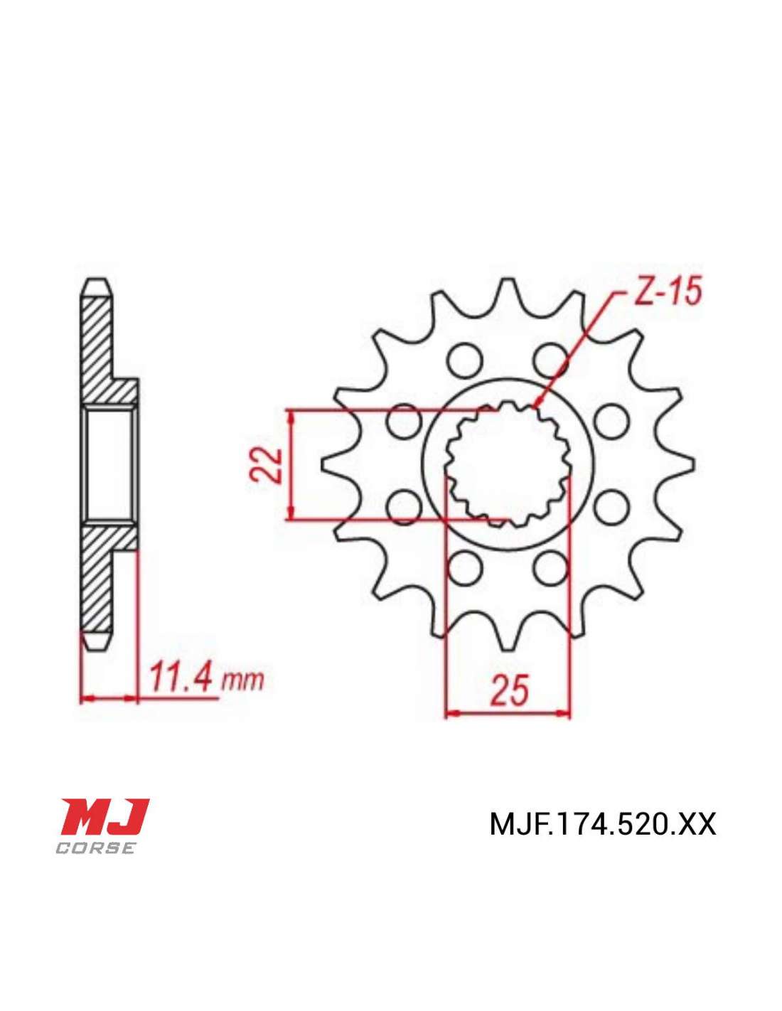 Ritzel F R Ktm Duke R Mj Corse