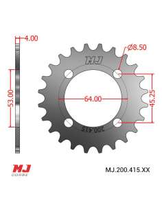 Rear And Front Sprockets For Motorcycles Mj Corse