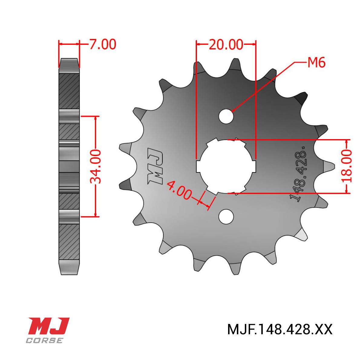 Ritzel F R I Moto Dragon Mj Corse