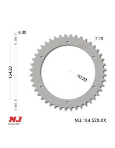 Rear And Front Sprockets For Motorcycles Mj Corse