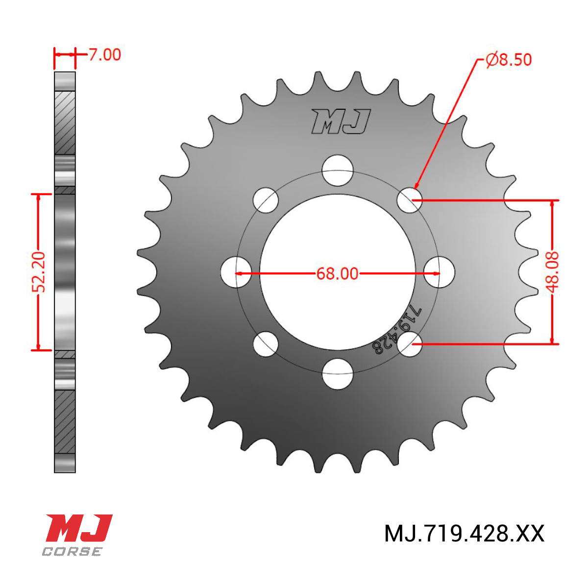 Mj Hintere Kettenr Der F R Suzuki A Mj Corse