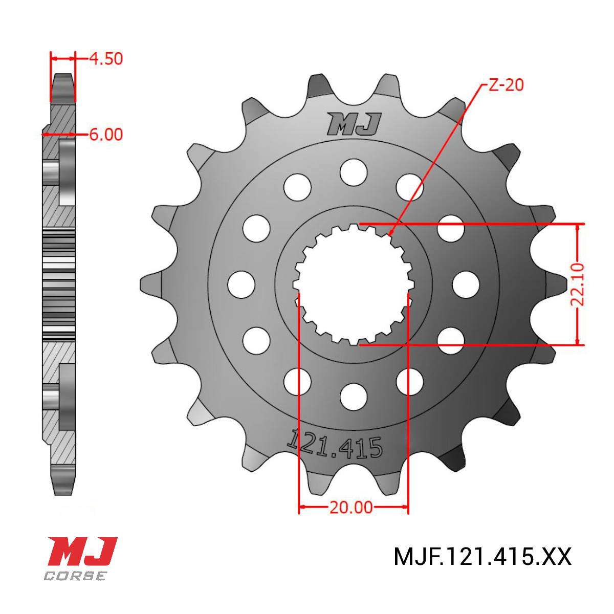 Ritzel F R Beon Premoto Yamaha Motor Mj Corse