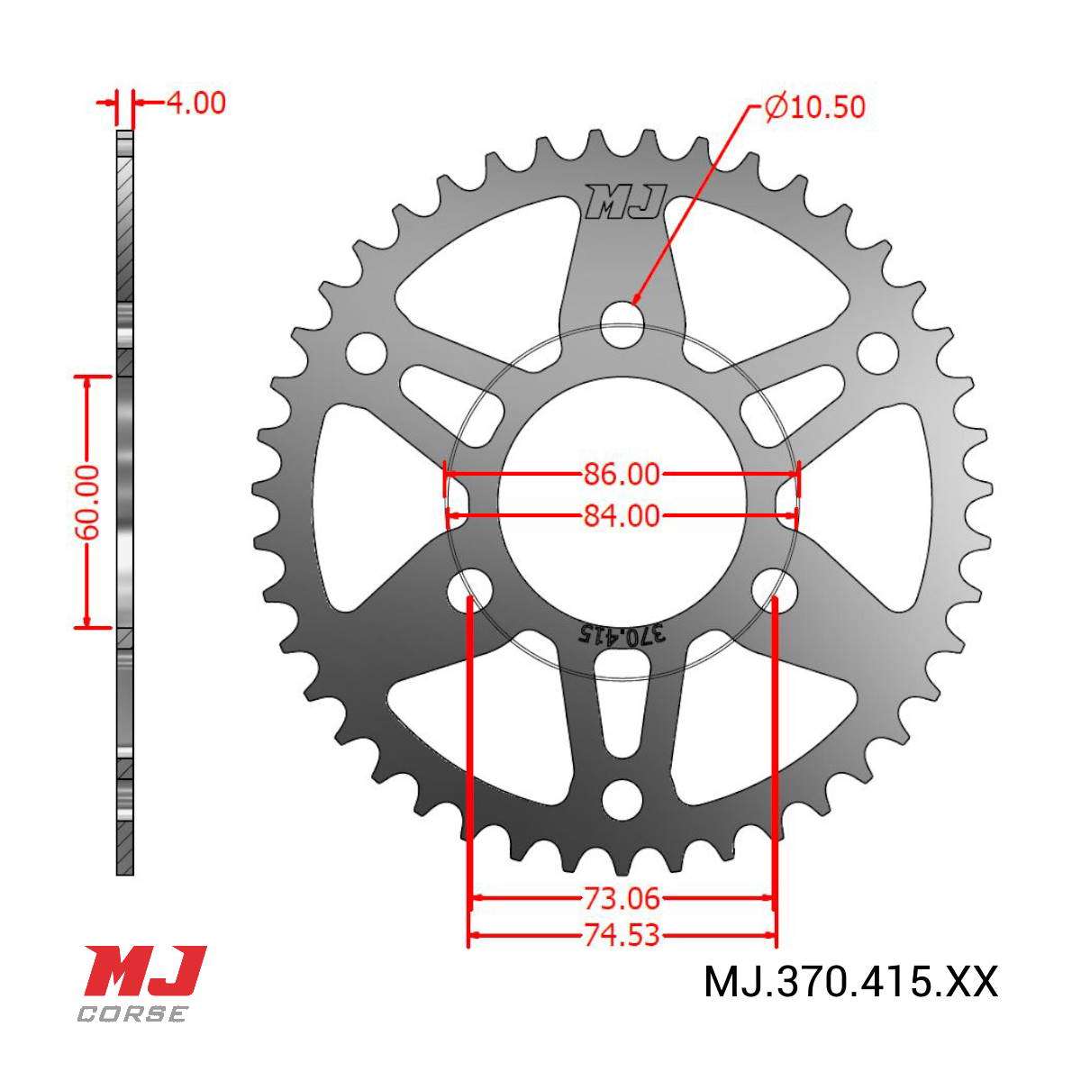 Couronne Mj Compatible Avec Marchesini Model Mj Corse