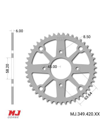 Corona MJ para Honda Astrea Grand 110 2017-2018