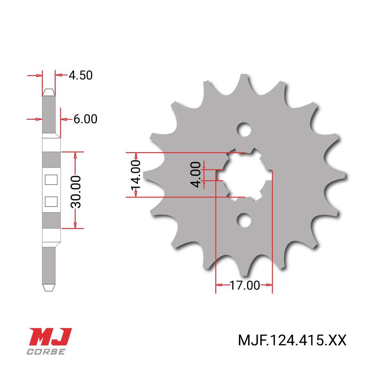 Ritzel für CVM RFZ GAZELLE 125 MJ Corse