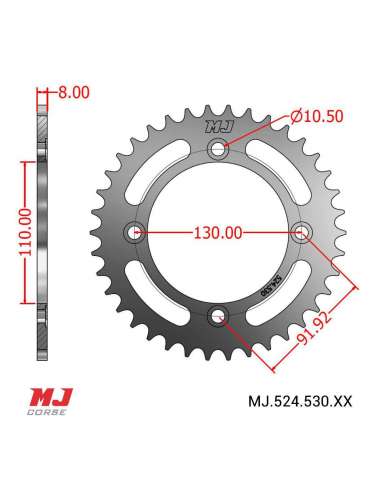 Corona MJ para Masai A 333 2011-2013