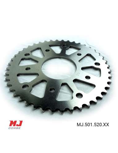 Couronne MJ compatible avec Aprilia Tuareg 125 Wind AE 1989-1990 pas 520