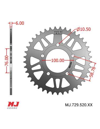 Corona MJ para Rotobox Model 2