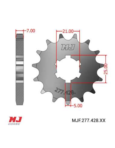 Piñón para OSSA 160 Sport