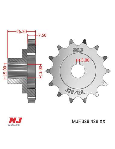 Front sprocket for LUBE 99