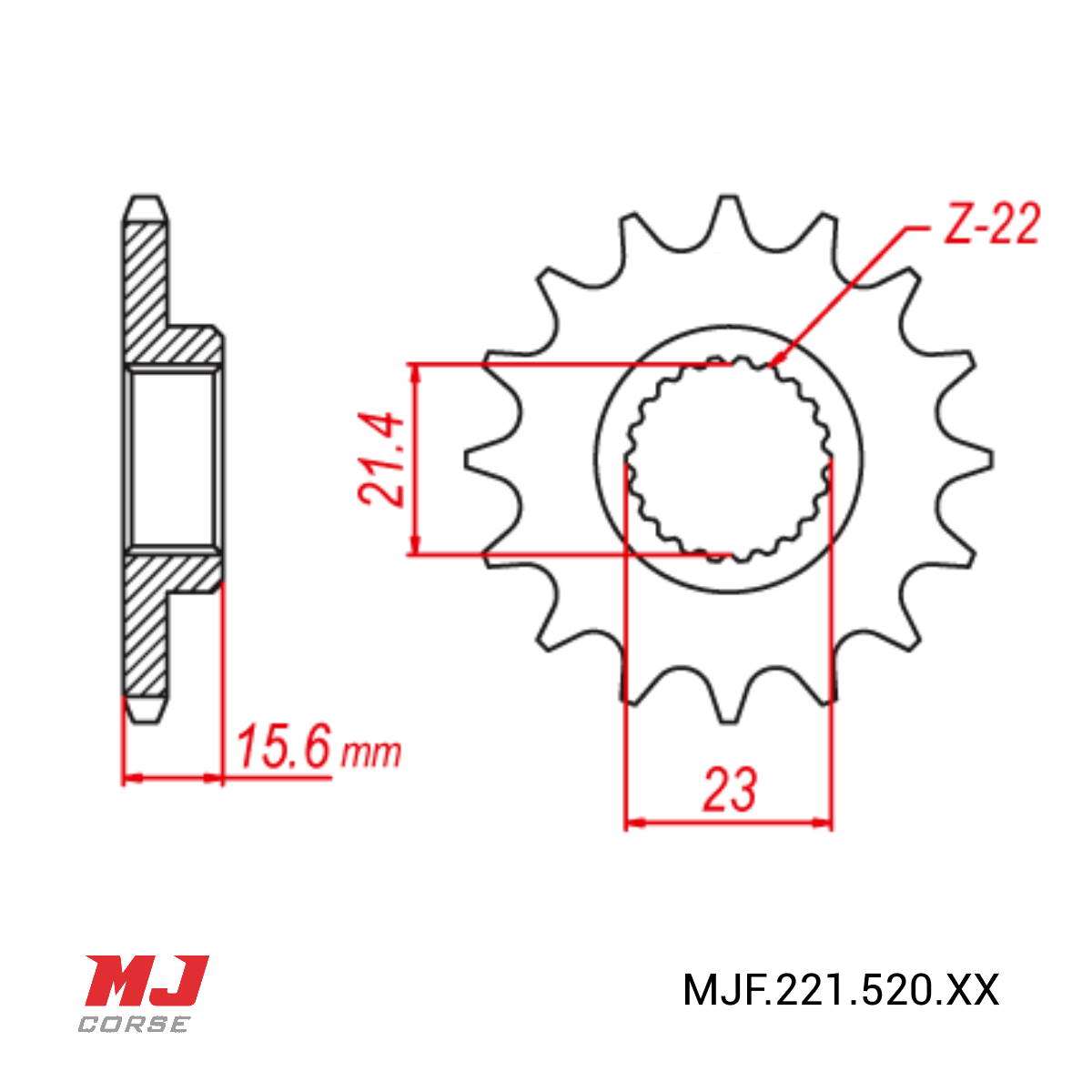 Yamaha szr chain sale sprocket