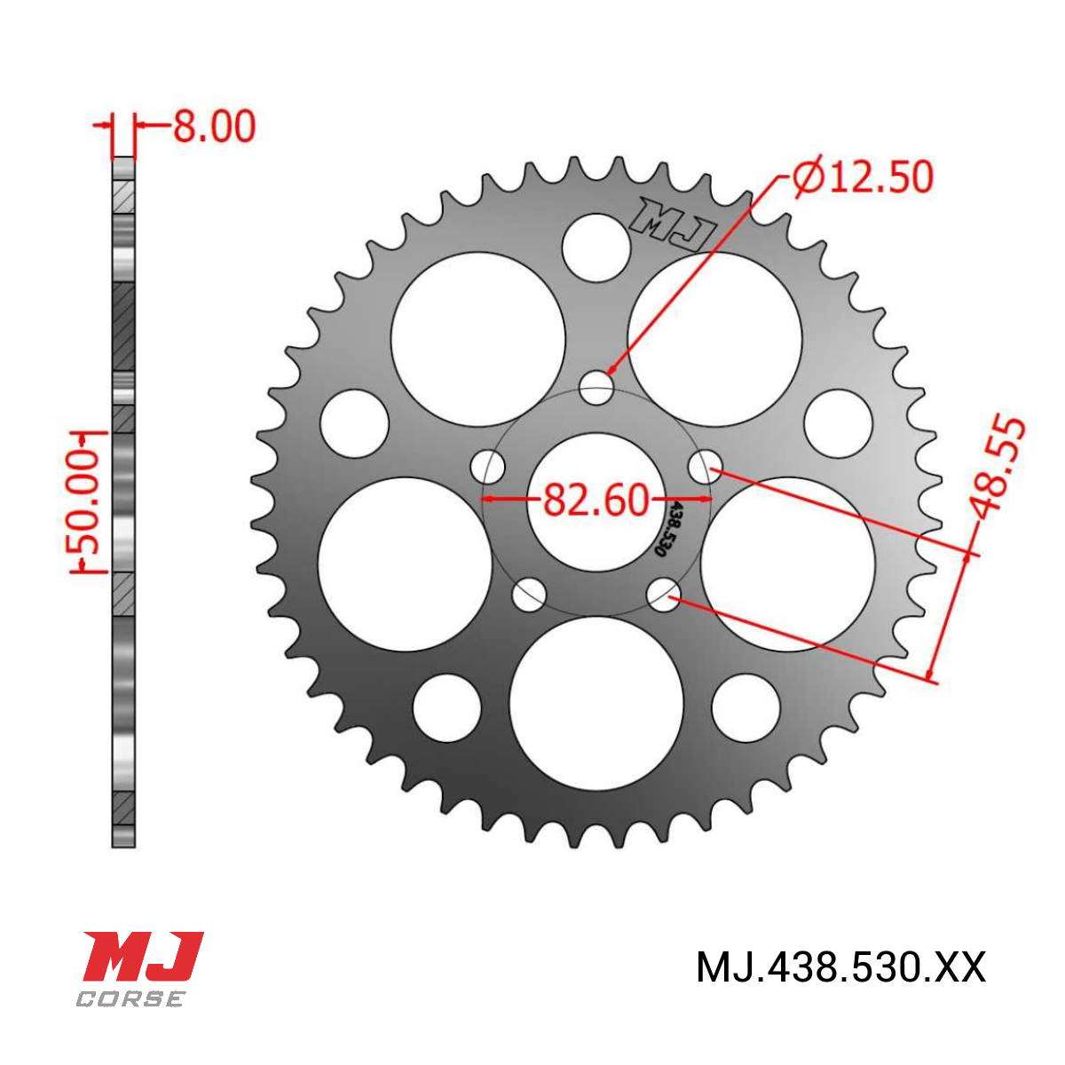 Sportster store rear sprocket