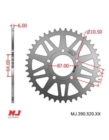 Corona MJ para ZONTES T2 310