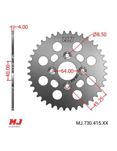 Corona MJ per Derbi Tricampeona passo 415