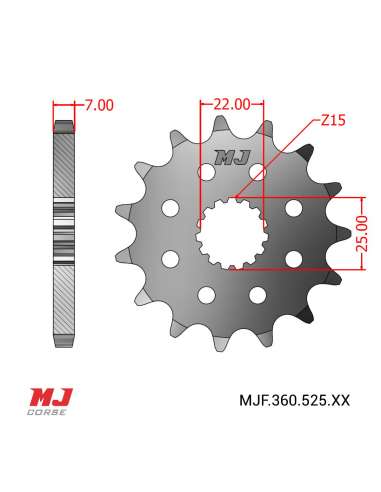 Front sprocket for Royal Enfield Himalayan 411 2017- 2022