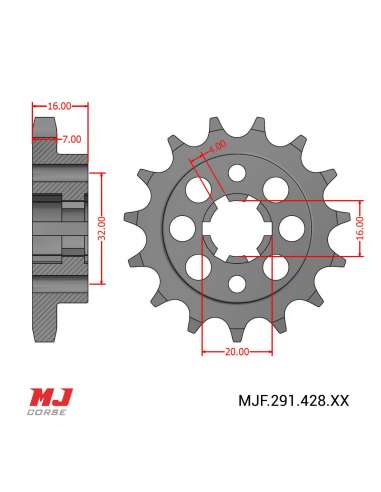 Pignone per FANTIC XEF 125