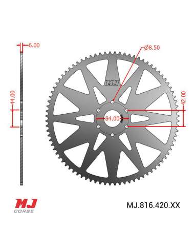 Corona MJ para Mob Cross G3