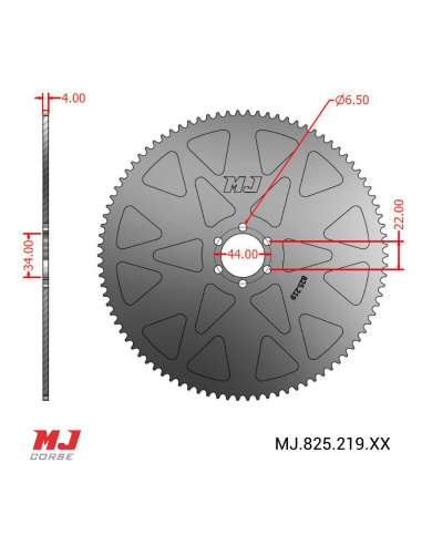 MJ-Hintere Kettenräder Für VERTIGO MINI NITRO