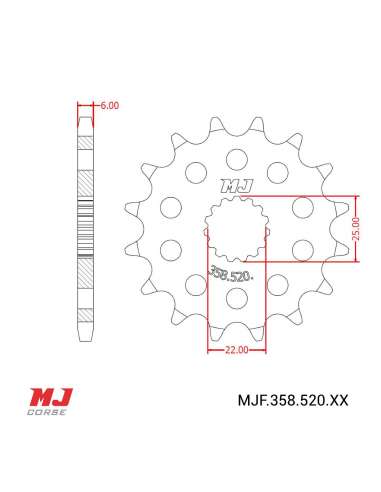 Front sprocket for Royal Enfield Classic 350   21-24