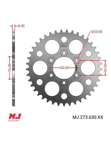 Corona MJ para SUZUKI GS 1000