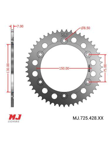 Corona MJ para Honda CBR 250 R Japan