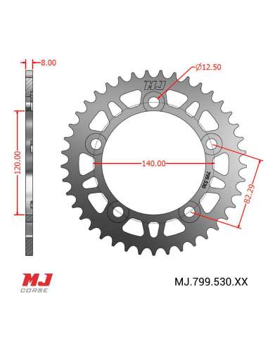 Corona MJ para Suzuki GSX 1400 01-08