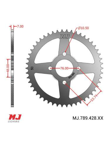 Corona MJ para Kawasaki KLF 110 Mojave 87-88