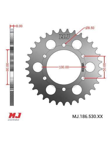 Corona MJ per Ossa Yankee 500 S