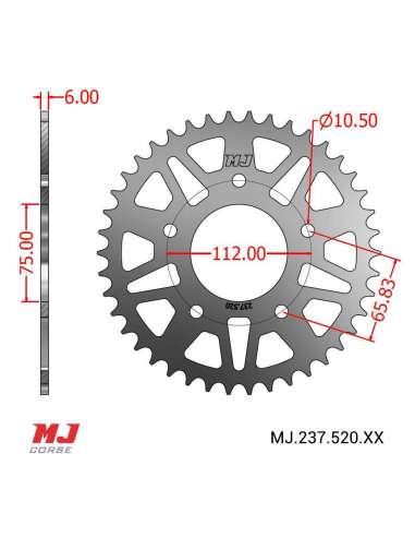 Corona MJ para SYM MAXIN TL 520