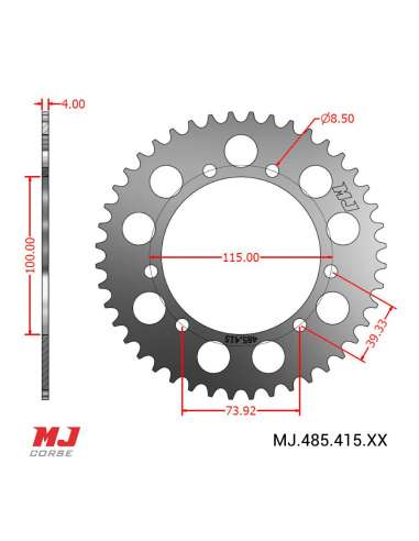 Corona MJ para MACAL DAKAR 50