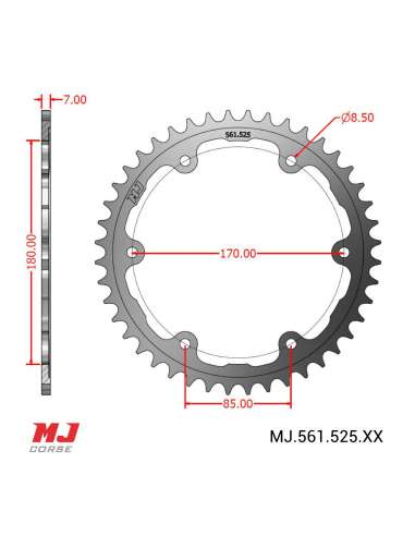 Corona MJ para TRIUMPH Speed Triple RR 1200 21-24