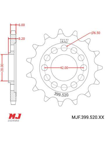 Front sprocket Sur-Ron Ultra Bee