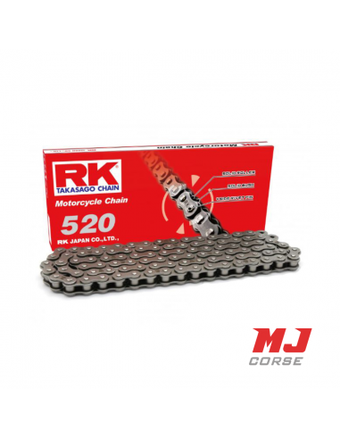 RK chain 130 links and 520H in black