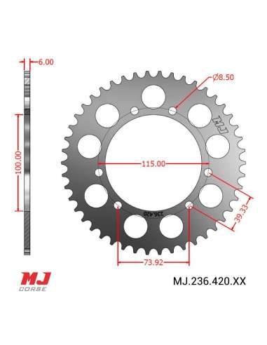 Corona MJ para Beta TRUEBA 50 RR