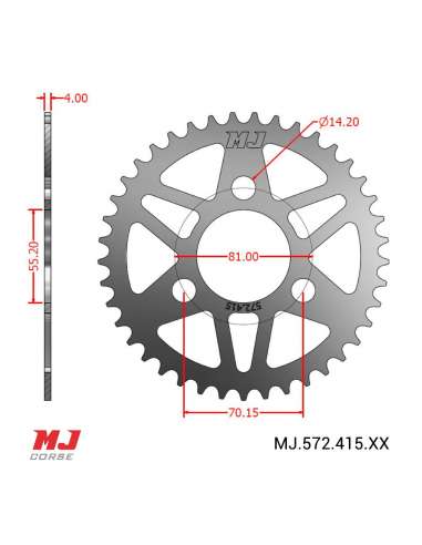 Corona MJ para OZ MODEL 6