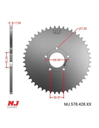 Corona MJ per COFERSA 125