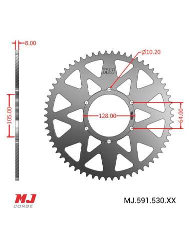 Couronne MJ compatible avec HORNET Formula TT