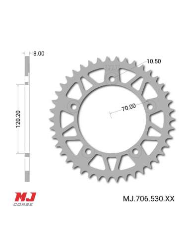 Corona MJ per Suzuki GSF1200 Bandit 2006