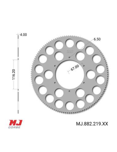 MJ-Hintere Kettenräder Für OSET 24.0 R