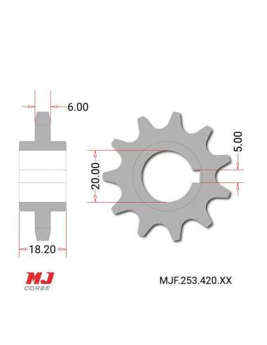 Front sprocket Sur-Ron Light Bee