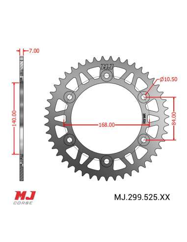 Corona MJ per BMW F800 GS Triple Black 12