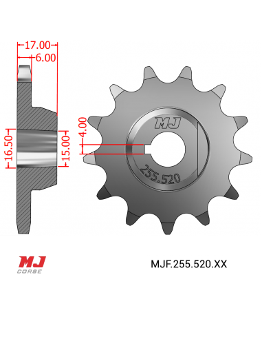 Ritzel für Montesa Cota 309