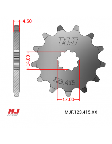 Pignone per Puch X-10 50