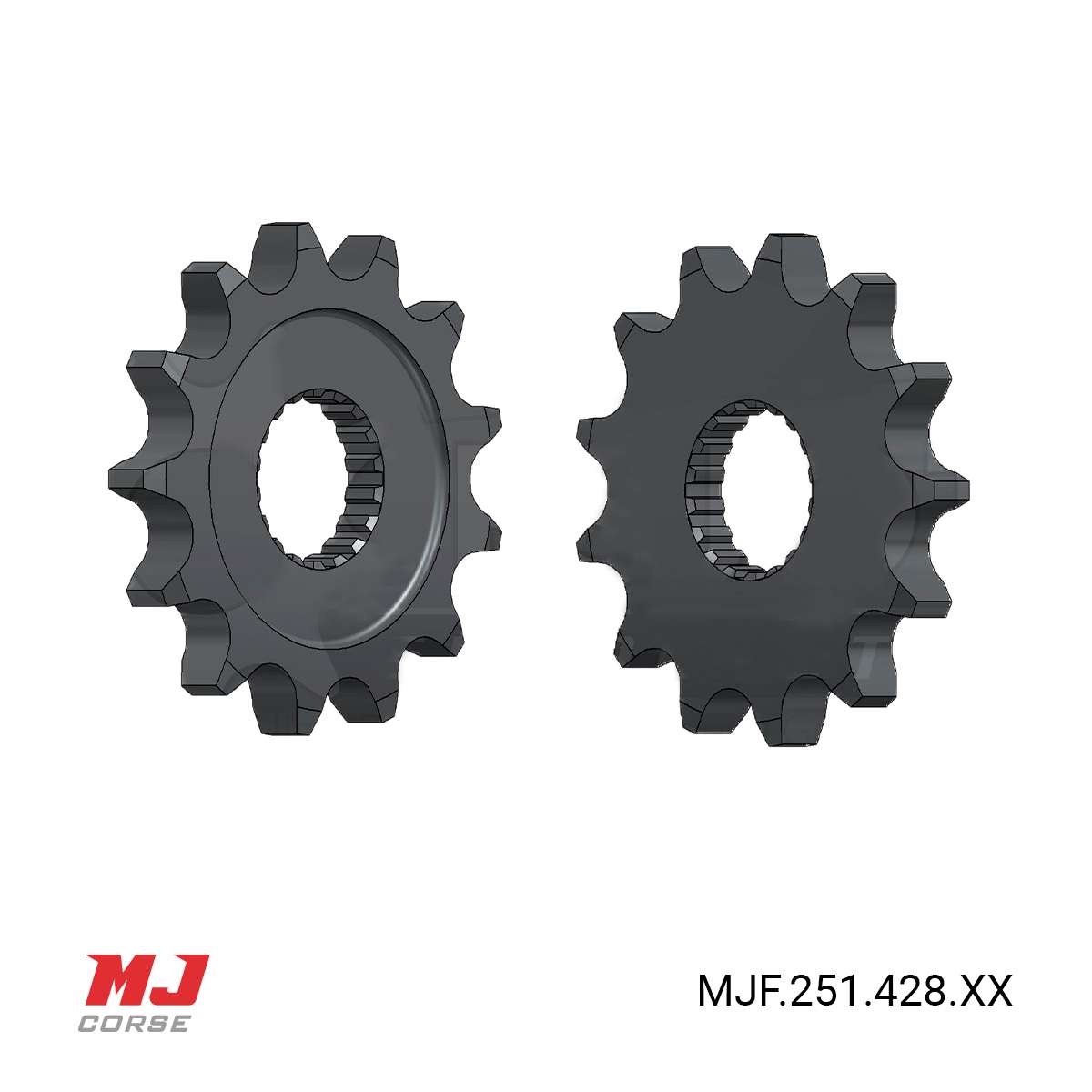 Front sprocket KSR WORX 125 2013 2017 MJ Corse