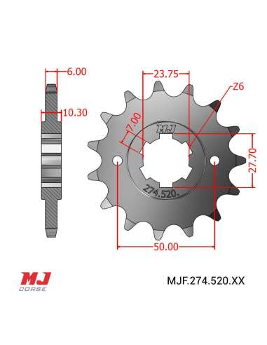 Ritzel für Sanglas 500 S