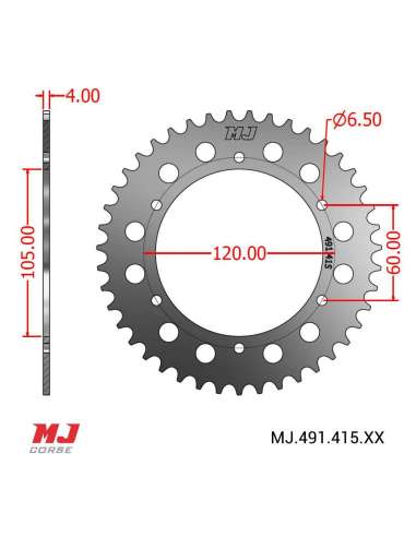 Couronne MJ compatible avec FANTIC KOALA