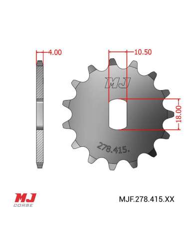 Front sprocket Gimson Flandria